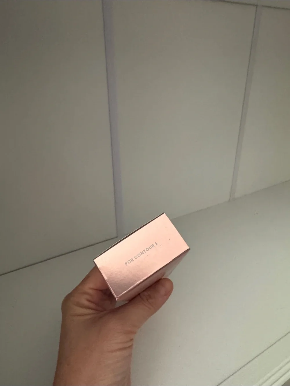 Patrick Ta Rose Gold Fan Contour Brush with Light Bristles